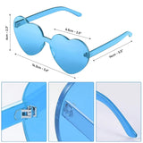 Funcredible Blue Cowboy Hat and Glasses - Blue Sparkly Holographic