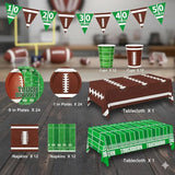 Football Party Supplies Kit Serve 24 Includes Dinner Plates Dessert