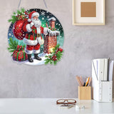 VODAPYC Christmas Diamond Art Hanging Kit for Adults, DIY Double