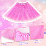Zhanmai 16 Sets Tutu Dress and Tiara for Girls Princess Ballet Skirt