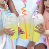 195 Pcs Unicorn Party Favors Bags Birthday Includes Plastic Cup with