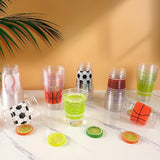 50Pcs Sports Party Decoration Cups 12Oz Sports Plastic Disposable