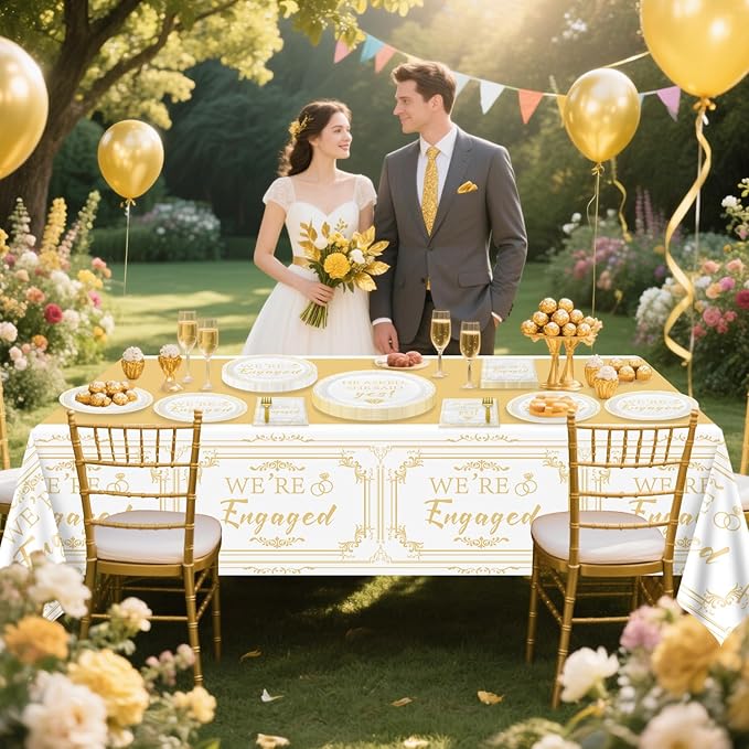 81 Pieces Happy Engagement Party Decorations Including Engagement