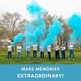 Gender Reveal Powder Smoke Bombs Cannon Poppers | 2 Blue Poppers |