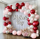 Pearl Pink Balloons Double Stuffed Pastel Light Pink Balloon Arch Kit