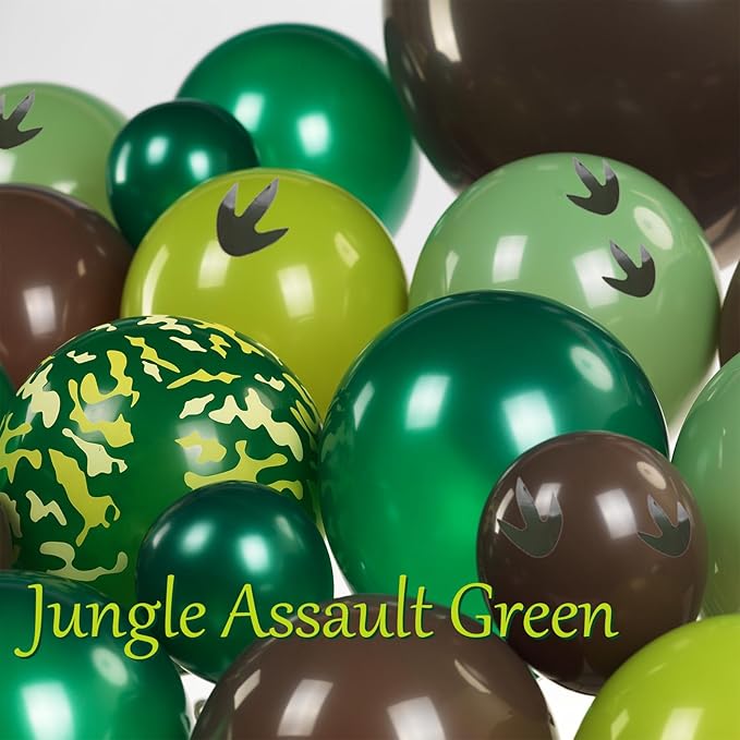 Dinosaur Trunk or Treat Car Party Balloon Arch Garland Kit with Dark