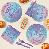 96 Pcs Kpop Birthday Party Supplies Kpop Idol Style Plates and