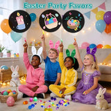 36 Pcs Prefilled Easter Eggs with LED Finger Lights Toys Easter