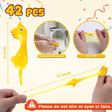 POPLAY 42PCS Flying Chicken Slingshot, Easter Party Favors Treasure