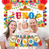 UNO Party Decorations Mexican Fiesta 1st Birthday Party Decorations