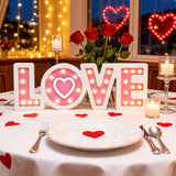 Light UP Valentine's Day Wooden Love Sign Valentines Day Love