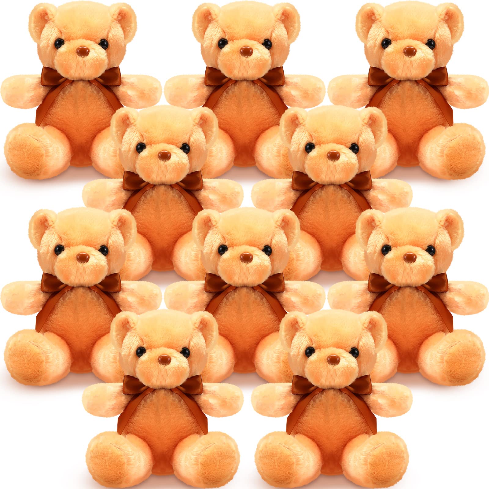 Skylety 10 Pcs 12 Inch Bears Bulk Stuffed Animals Soft Gift Plush