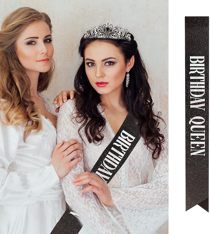 Velscrun Birthday Queen Tiaras Crown for Women, Queen Tiara for Mom,