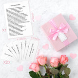 Solsew 20 Pcs Coquette Cake Pulls on Ribbon Decorations Tradition Pink