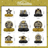 9PCS Graduation Party Decorations Class of 2026 Congrats Grad Table #3