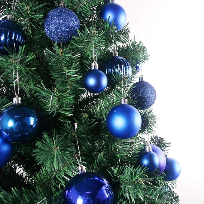 24Pcs Christmas Balls Ornaments for Xmas Tree - Shatterproof