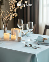 Pureegg Plastic Table Cloth Disposable 10 Pack, 54 x 108 Inch Table #5