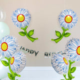 Cute 3D Daisy Flower Balloon Wedding Garland Groovy Boho Daisy Party
