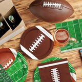Football Party Supplies Kit Serve 24 Includes Dinner Plates