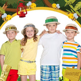 30 Sets Safari Party Hats Jungle Explorer Adventure Helmet Hats with