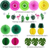 Hawaiian Party Decorations Tropical Birthday Party Supplies Flamingo