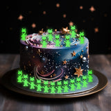 120 Pcs Mini Alien Figures Glow in The Dark, Small Luminous