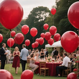 100pcs Burgundy Balloons 12inch Dark Red Maroon Party Latex Balloons