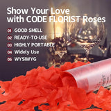 CODE FLORIST 1500 PCS Red Silk Rose Petals for Valentine's