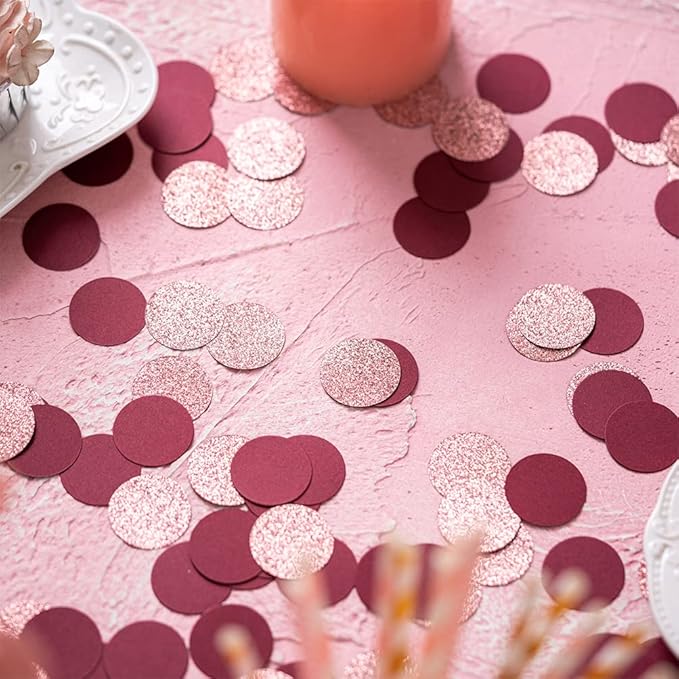 Glitter Confetti Table Decoration for Engagement Bridal Shower Baby