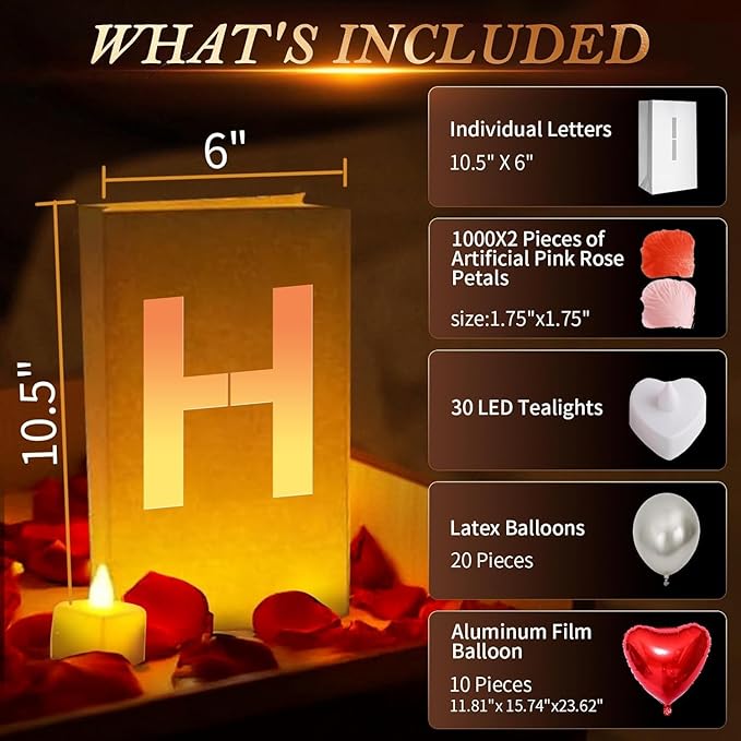 Just Married Light Up Letters Include Light up Letters with Tea