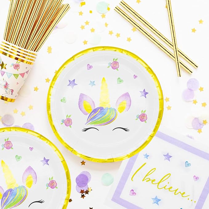 Unicorn Birthday Party Decorations Unicorn Birthday Supplies for