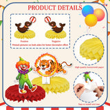 Carnival Circus Honeycomb Centerpieces, KSKSPE 9Pcs Carnival Circus