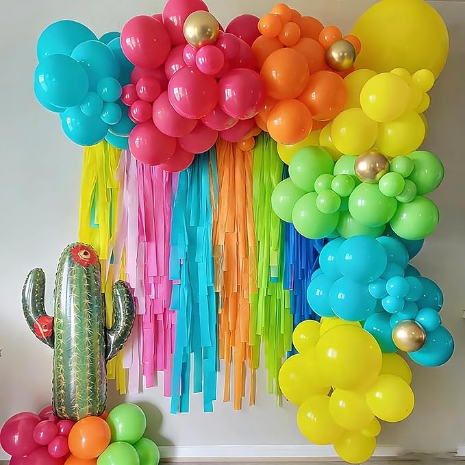 YMSZ Rainbow Balloons, 67pcs 12 Inch Colorful Party Balloons for