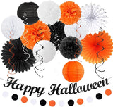 Black-White Orange Happy-Halloween Party-Decorations - 21pcs Birthday