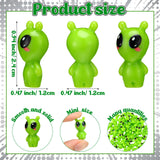 100 Pcs Resin Mini Alien Figures Bulk Tiny Alien Figurine