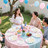 96 Pcs Baby Gender Reveal Party Supplies Balloon Baby Shower Plates