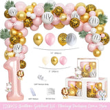 130 PCs Wild One Birthday Decorations Girl Hombae Safari Jungle