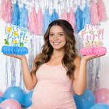 Girl Baby Shower Decorations Set - Kit with Pink Honeycomb
