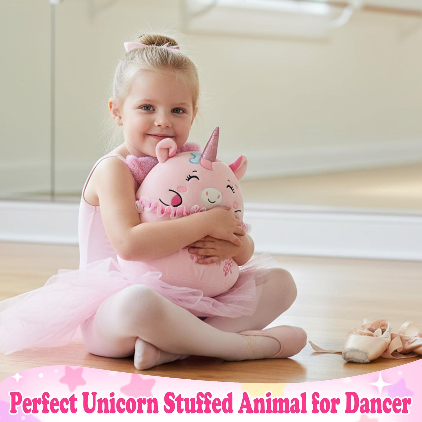 Unicorn Stuffed Animal Ballet Plush - Dancing Ballerina Unicorn Plush
