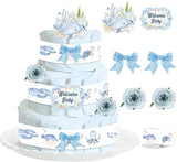 Under the Sea Theme Diaper Cake Decorations for Baby Shower Party