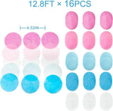 205 Ft Gender Reveal Party Decorations Ombre Pink and Blue Big
