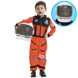 Spooktacular Creations Orange Astronaut Costume with Helmet, Space