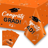 Slergut Orange and Black Graduation Decorations 2026, 3 Pack Orange
