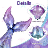 Mermaid Balloon Garland Arch Kit Pastel Pink Purple Green Balloons
