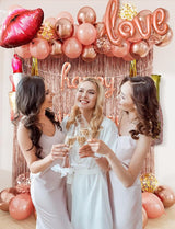 Rose Gold Happy Birthday Decorations for Women and Girls – Rose Gold