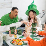 200 Pcs St Patrick's Day Party Decorations Serves 50 Irish Shamrock