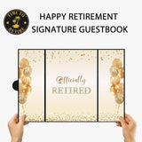Black Gold Retirement Decorations Officially Retired Alternative