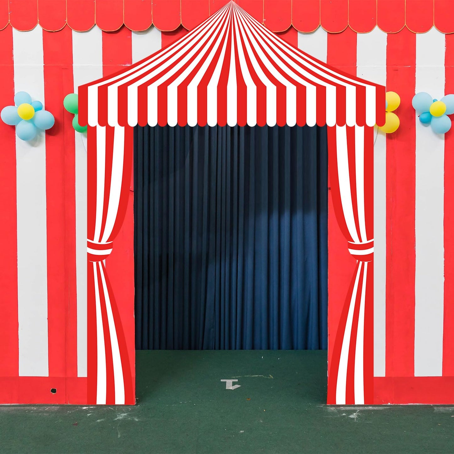 Ziliny 3 Pcs Carnival Party Decorations Circus Tent Awning Hallow Na