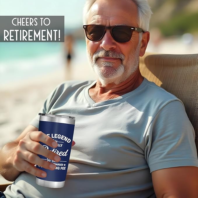 Retirement Gifts for Men The Legend Has Retired Retired Tumbler for
