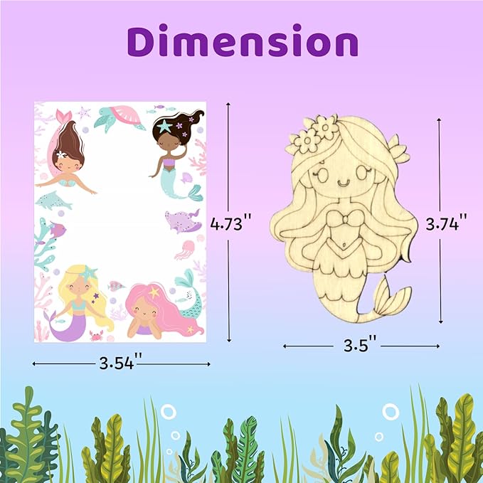 Mermaid Party Favors 12 PCS Mermaid Birthday Party Supplies Bubbles